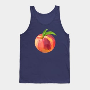 Peach Low Poly Art Tank Top